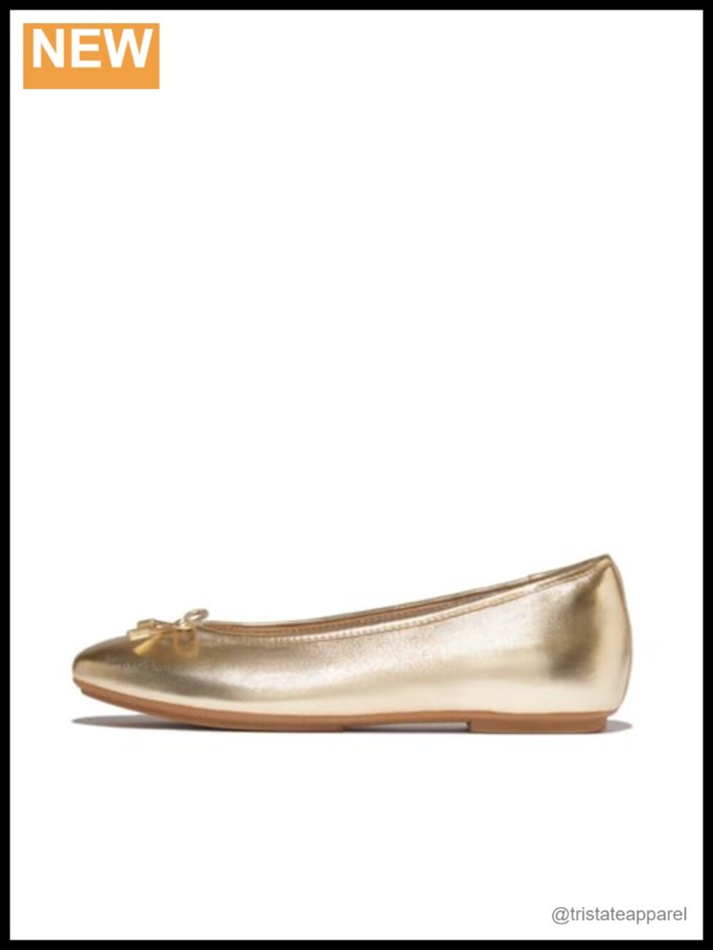 FitFlop Delicato Bow Soft Leather Ballet Flat Slip-On
